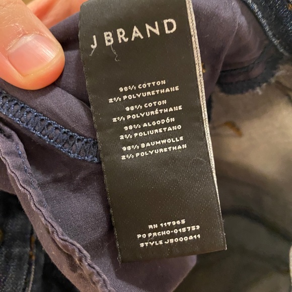 J brand Raw Hem Jeans 27x25 - Picture 4 of 5
